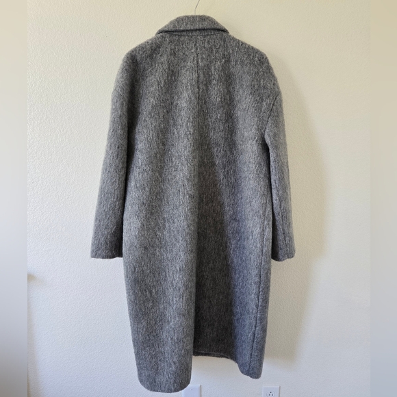 Express Wool Blend Car Coat in Gray size XL New No Tag - Picture 8 of 16